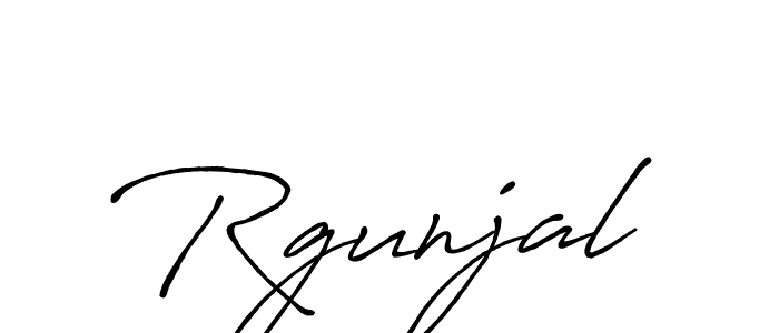 Similarly Antro_Vectra_Bolder is the best handwritten signature design. Signature creator online .You can use it as an online autograph creator for name Rgunjal. Rgunjal signature style 7 images and pictures png