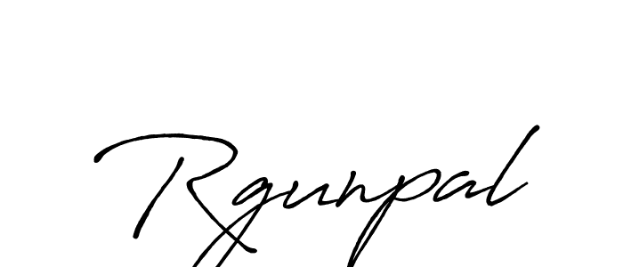 How to make Rgunpal signature? Antro_Vectra_Bolder is a professional autograph style. Create handwritten signature for Rgunpal name. Rgunpal signature style 7 images and pictures png
