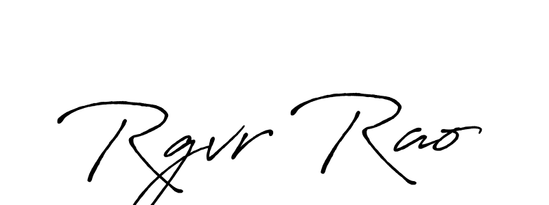 Use a signature maker to create a handwritten signature online. With this signature software, you can design (Antro_Vectra_Bolder) your own signature for name Rgvr Rao. Rgvr Rao signature style 7 images and pictures png