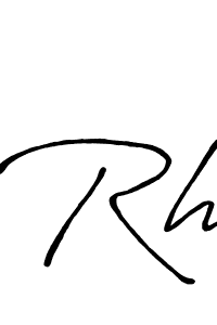 Use a signature maker to create a handwritten signature online. With this signature software, you can design (Antro_Vectra_Bolder) your own signature for name Rh. Rh signature style 7 images and pictures png