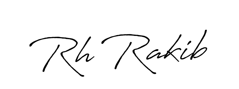 It looks lik you need a new signature style for name Rh Rakib. Design unique handwritten (Antro_Vectra_Bolder) signature with our free signature maker in just a few clicks. Rh Rakib signature style 7 images and pictures png