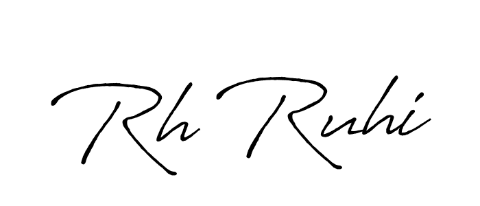 if you are searching for the best signature style for your name Rh Ruhi. so please give up your signature search. here we have designed multiple signature styles  using Antro_Vectra_Bolder. Rh Ruhi signature style 7 images and pictures png