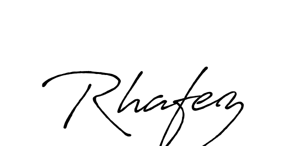 How to make Rhafez signature? Antro_Vectra_Bolder is a professional autograph style. Create handwritten signature for Rhafez name. Rhafez signature style 7 images and pictures png