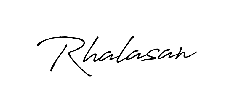 Design your own signature with our free online signature maker. With this signature software, you can create a handwritten (Antro_Vectra_Bolder) signature for name Rhalasan. Rhalasan signature style 7 images and pictures png