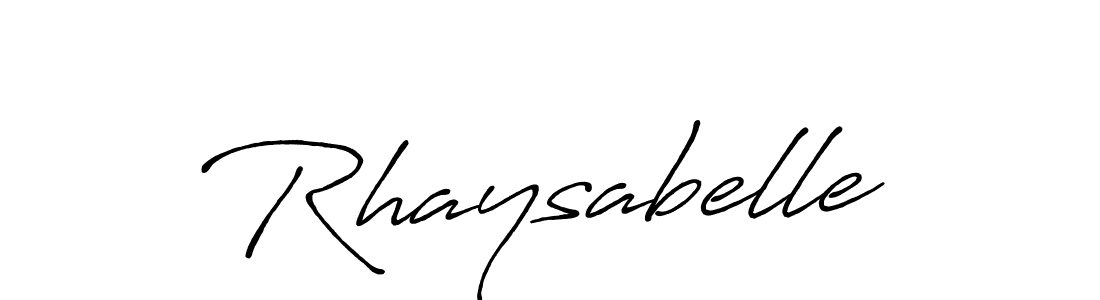 Make a beautiful signature design for name Rhaysabelle. Use this online signature maker to create a handwritten signature for free. Rhaysabelle signature style 7 images and pictures png
