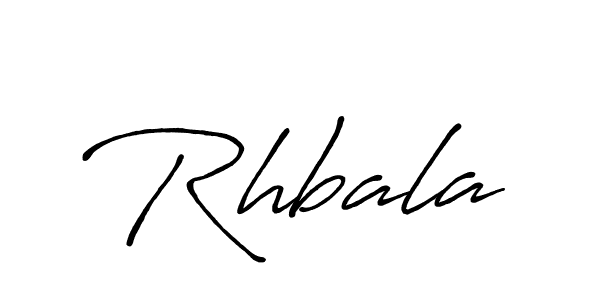 How to make Rhbala name signature. Use Antro_Vectra_Bolder style for creating short signs online. This is the latest handwritten sign. Rhbala signature style 7 images and pictures png