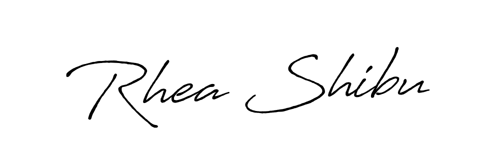 Make a short Rhea Shibu signature style. Manage your documents anywhere anytime using Antro_Vectra_Bolder. Create and add eSignatures, submit forms, share and send files easily. Rhea Shibu signature style 7 images and pictures png