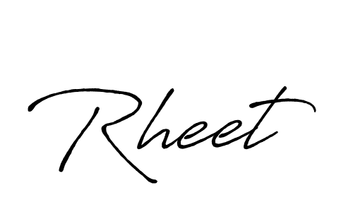 The best way (Antro_Vectra_Bolder) to make a short signature is to pick only two or three words in your name. The name Rheet include a total of six letters. For converting this name. Rheet signature style 7 images and pictures png