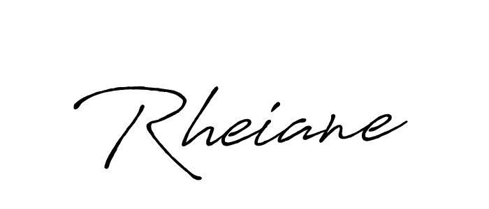 Design your own signature with our free online signature maker. With this signature software, you can create a handwritten (Antro_Vectra_Bolder) signature for name Rheiane. Rheiane signature style 7 images and pictures png