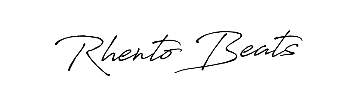 How to Draw Rhento Beats signature style? Antro_Vectra_Bolder is a latest design signature styles for name Rhento Beats. Rhento Beats signature style 7 images and pictures png