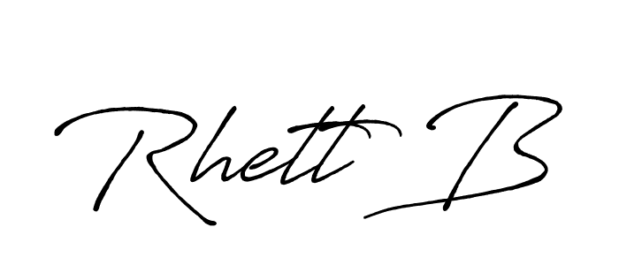 Once you've used our free online signature maker to create your best signature Antro_Vectra_Bolder style, it's time to enjoy all of the benefits that Rhett B name signing documents. Rhett B signature style 7 images and pictures png