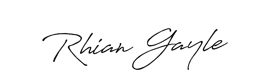 Once you've used our free online signature maker to create your best signature Antro_Vectra_Bolder style, it's time to enjoy all of the benefits that Rhian Gayle name signing documents. Rhian Gayle signature style 7 images and pictures png