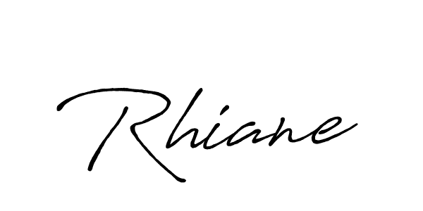 Make a beautiful signature design for name Rhiane. Use this online signature maker to create a handwritten signature for free. Rhiane signature style 7 images and pictures png
