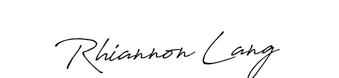 Also You can easily find your signature by using the search form. We will create Rhiannon Lang name handwritten signature images for you free of cost using Antro_Vectra_Bolder sign style. Rhiannon Lang signature style 7 images and pictures png