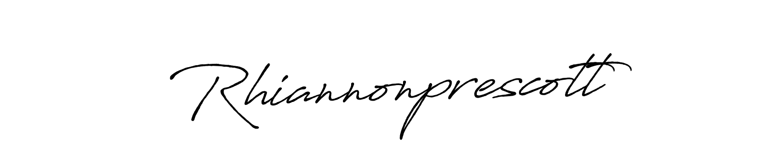 The best way (Antro_Vectra_Bolder) to make a short signature is to pick only two or three words in your name. The name Rhiannonprescott include a total of six letters. For converting this name. Rhiannonprescott signature style 7 images and pictures png