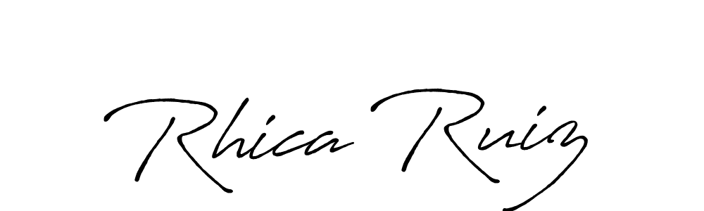 Here are the top 10 professional signature styles for the name Rhica Ruiz. These are the best autograph styles you can use for your name. Rhica Ruiz signature style 7 images and pictures png