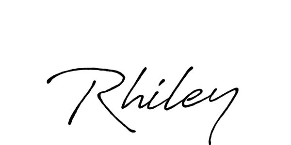 Make a beautiful signature design for name Rhiley. Use this online signature maker to create a handwritten signature for free. Rhiley signature style 7 images and pictures png