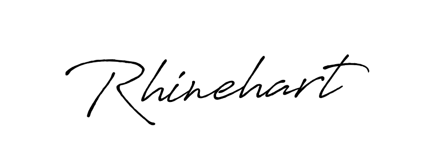 How to make Rhinehart signature? Antro_Vectra_Bolder is a professional autograph style. Create handwritten signature for Rhinehart name. Rhinehart signature style 7 images and pictures png