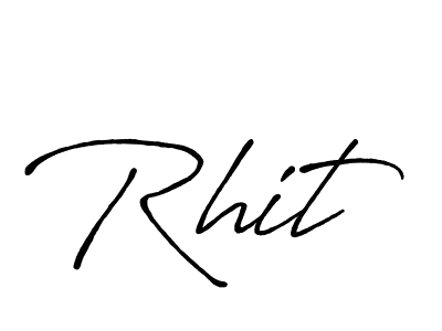 Rhit stylish signature style. Best Handwritten Sign (Antro_Vectra_Bolder) for my name. Handwritten Signature Collection Ideas for my name Rhit. Rhit signature style 7 images and pictures png