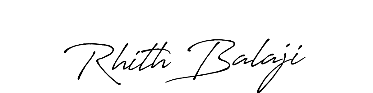 Also You can easily find your signature by using the search form. We will create Rhith Balaji name handwritten signature images for you free of cost using Antro_Vectra_Bolder sign style. Rhith Balaji signature style 7 images and pictures png