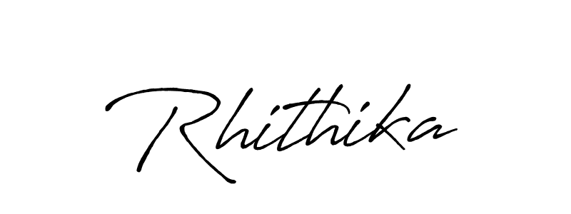 Antro_Vectra_Bolder is a professional signature style that is perfect for those who want to add a touch of class to their signature. It is also a great choice for those who want to make their signature more unique. Get Rhithika name to fancy signature for free. Rhithika signature style 7 images and pictures png