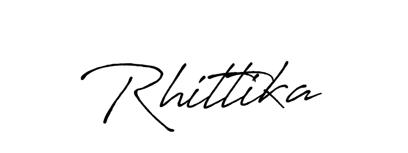 Design your own signature with our free online signature maker. With this signature software, you can create a handwritten (Antro_Vectra_Bolder) signature for name Rhittika. Rhittika signature style 7 images and pictures png