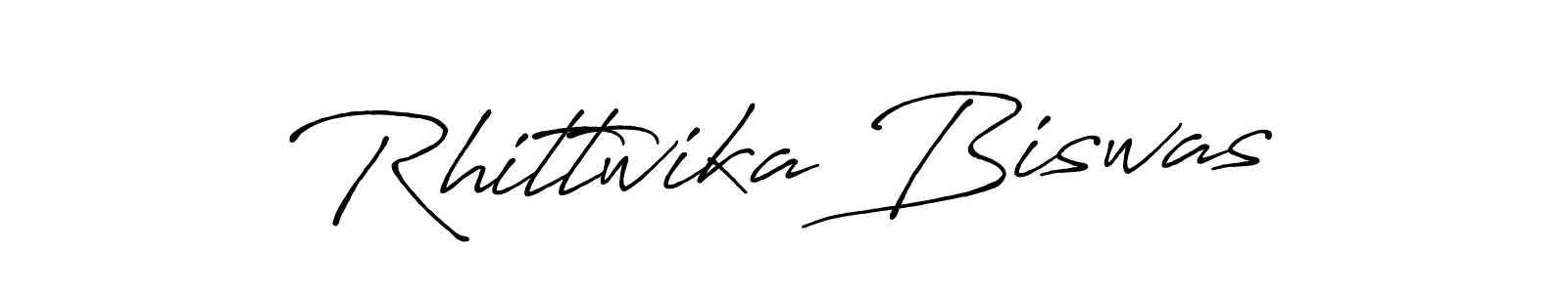 Also we have Rhittwika Biswas name is the best signature style. Create professional handwritten signature collection using Antro_Vectra_Bolder autograph style. Rhittwika Biswas signature style 7 images and pictures png