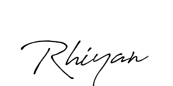 Best and Professional Signature Style for Rhiyan. Antro_Vectra_Bolder Best Signature Style Collection. Rhiyan signature style 7 images and pictures png