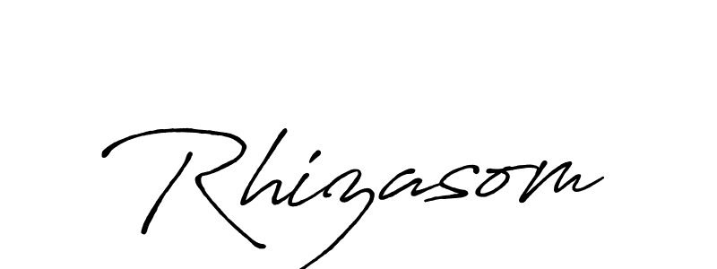 Also we have Rhizasom name is the best signature style. Create professional handwritten signature collection using Antro_Vectra_Bolder autograph style. Rhizasom signature style 7 images and pictures png