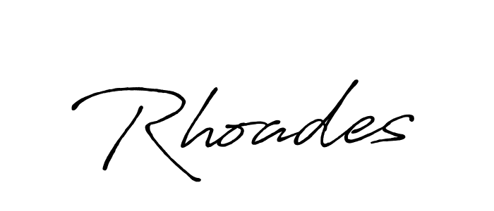 Best and Professional Signature Style for Rhoades. Antro_Vectra_Bolder Best Signature Style Collection. Rhoades signature style 7 images and pictures png