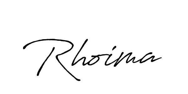 Make a beautiful signature design for name Rhoima. Use this online signature maker to create a handwritten signature for free. Rhoima signature style 7 images and pictures png