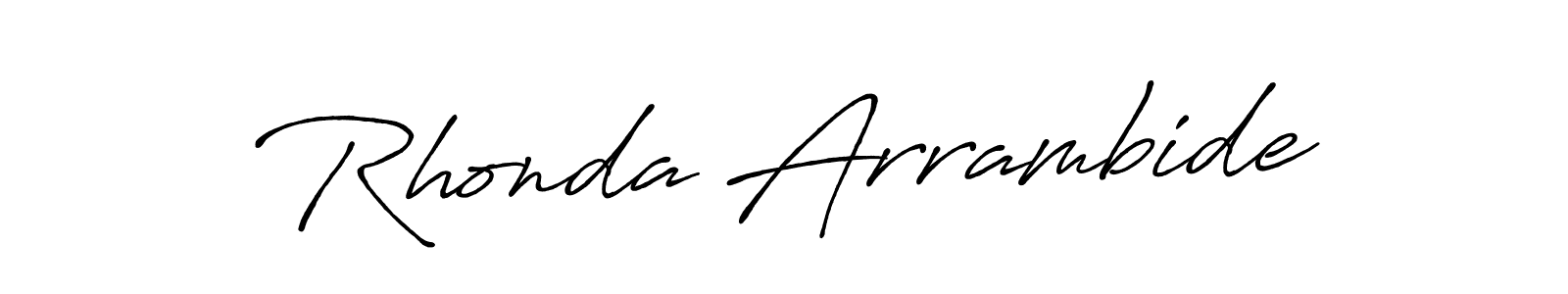 Best and Professional Signature Style for Rhonda Arrambide. Antro_Vectra_Bolder Best Signature Style Collection. Rhonda Arrambide signature style 7 images and pictures png
