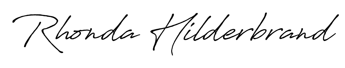 Designed for modern professionals: Rhonda Hilderbrand name signature crafted with Antro_Vectra_Bolder script. Ready for digital PDF workflows. Rhonda Hilderbrand signature style 7 images and pictures png