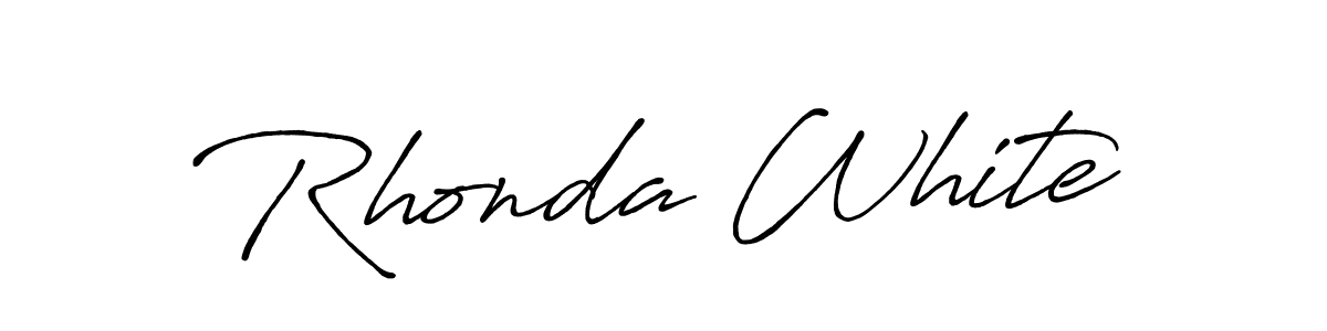 Make a short Rhonda White signature style. Manage your documents anywhere anytime using Antro_Vectra_Bolder. Create and add eSignatures, submit forms, share and send files easily. Rhonda White signature style 7 images and pictures png