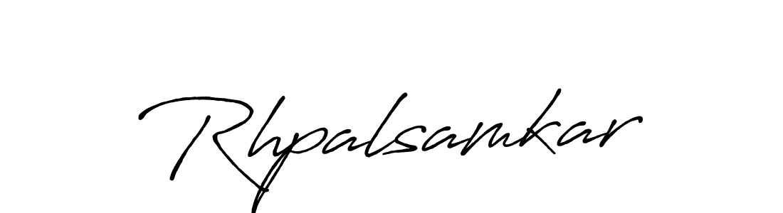 Rhpalsamkar stylish signature style. Best Handwritten Sign (Antro_Vectra_Bolder) for my name. Handwritten Signature Collection Ideas for my name Rhpalsamkar. Rhpalsamkar signature style 7 images and pictures png