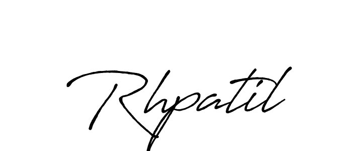 The best way (Antro_Vectra_Bolder) to make a short signature is to pick only two or three words in your name. The name Rhpatil include a total of six letters. For converting this name. Rhpatil signature style 7 images and pictures png