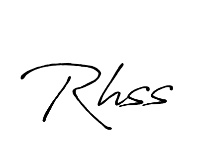 How to make Rhss name signature. Use Antro_Vectra_Bolder style for creating short signs online. This is the latest handwritten sign. Rhss signature style 7 images and pictures png