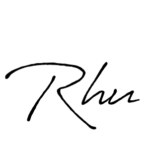 It looks lik you need a new signature style for name Rhu. Design unique handwritten (Antro_Vectra_Bolder) signature with our free signature maker in just a few clicks. Rhu signature style 7 images and pictures png