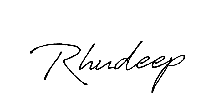 Antro_Vectra_Bolder is a professional signature style that is perfect for those who want to add a touch of class to their signature. It is also a great choice for those who want to make their signature more unique. Get Rhudeep name to fancy signature for free. Rhudeep signature style 7 images and pictures png