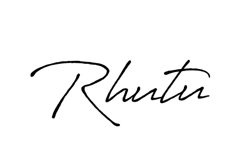 Once you've used our free online signature maker to create your best signature Antro_Vectra_Bolder style, it's time to enjoy all of the benefits that Rhutu name signing documents. Rhutu signature style 7 images and pictures png