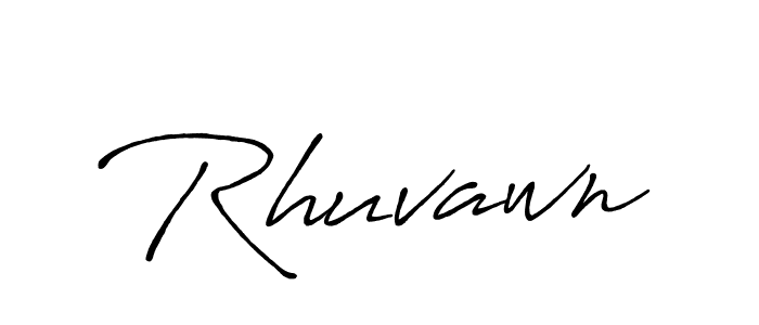 Create a beautiful signature design for name Rhuvawn. With this signature (Antro_Vectra_Bolder) fonts, you can make a handwritten signature for free. Rhuvawn signature style 7 images and pictures png