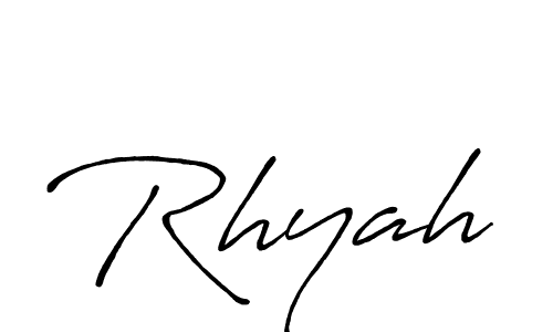 Also You can easily find your signature by using the search form. We will create Rhyah name handwritten signature images for you free of cost using Antro_Vectra_Bolder sign style. Rhyah signature style 7 images and pictures png