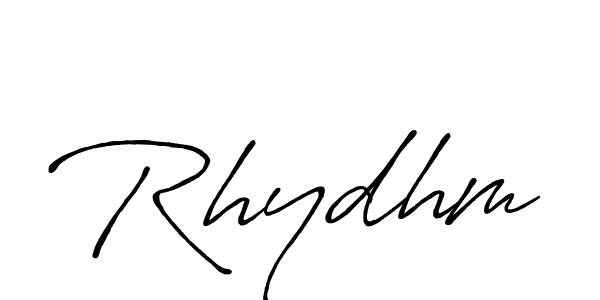 How to Draw Rhydhm signature style? Antro_Vectra_Bolder is a latest design signature styles for name Rhydhm. Rhydhm signature style 7 images and pictures png