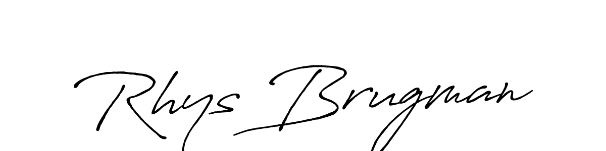 Also we have Rhys Brugman name is the best signature style. Create professional handwritten signature collection using Antro_Vectra_Bolder autograph style. Rhys Brugman signature style 7 images and pictures png