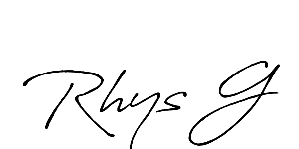 This is the best signature style for the Rhys G name. Also you like these signature font (Antro_Vectra_Bolder). Mix name signature. Rhys G signature style 7 images and pictures png