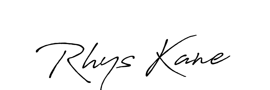 Design your own signature with our free online signature maker. With this signature software, you can create a handwritten (Antro_Vectra_Bolder) signature for name Rhys Kane. Rhys Kane signature style 7 images and pictures png