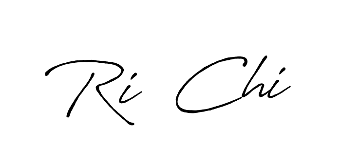 Ri  Chi stylish signature style. Best Handwritten Sign (Antro_Vectra_Bolder) for my name. Handwritten Signature Collection Ideas for my name Ri  Chi. Ri  Chi signature style 7 images and pictures png