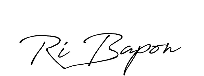 Make a beautiful signature design for name Ri Bapon. Use this online signature maker to create a handwritten signature for free. Ri Bapon signature style 7 images and pictures png