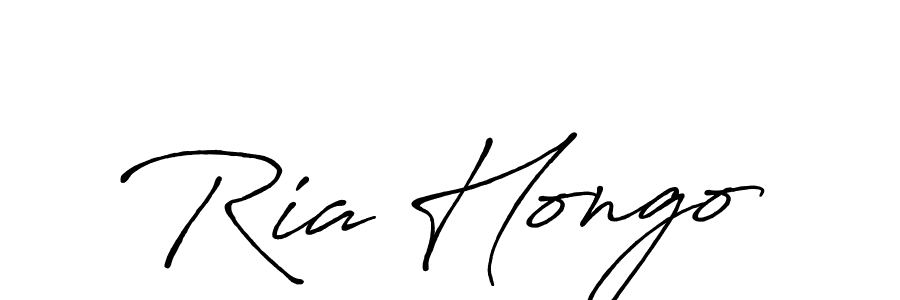 Once you've used our free online signature maker to create your best signature Antro_Vectra_Bolder style, it's time to enjoy all of the benefits that Ria Hongo name signing documents. Ria Hongo signature style 7 images and pictures png