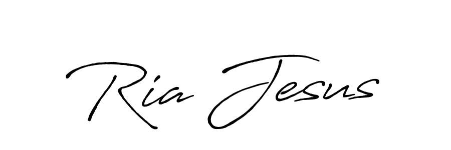 Make a beautiful signature design for name Ria Jesus. Use this online signature maker to create a handwritten signature for free. Ria Jesus signature style 7 images and pictures png